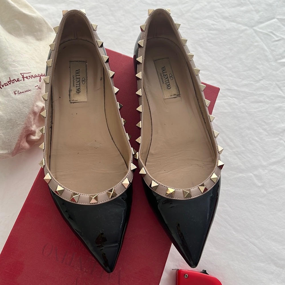 Valentino Rock Stud Flats